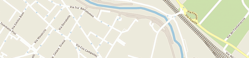 Mappa della impresa antonio rindi rappresentanze tessili a PRATO