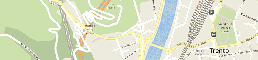 Mappa della impresa chiste' illustratore a TRENTO