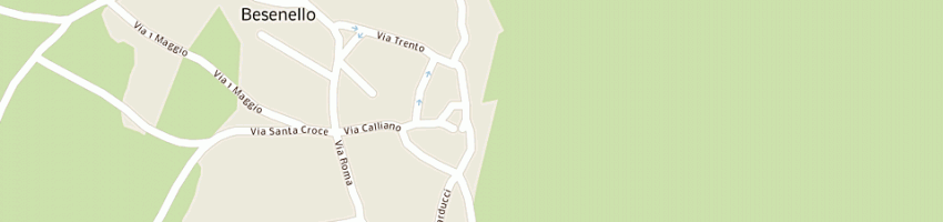 Mappa della impresa fioreria impresa pompe funebri bruseghini di mattuzzi m e luchetta a BESENELLO