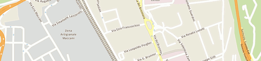 Mappa della impresa tecno tek sas di bailoni carlo e c a TRENTO