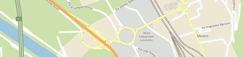 Mappa della impresa zorzi impianti srl a TRENTO