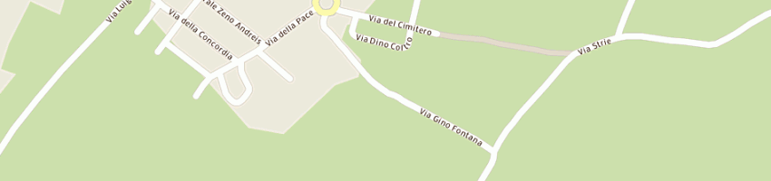 Mappa della impresa dal ben giorgio e cesare a ZEVIO