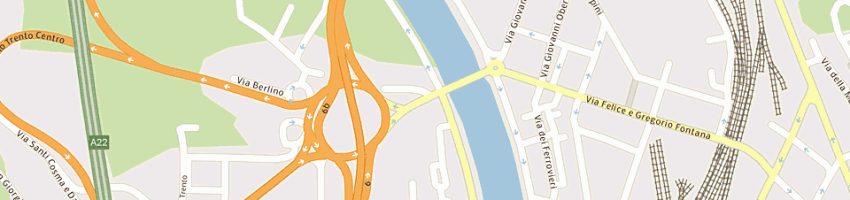 Mappa della impresa guarino fausto a TRENTO