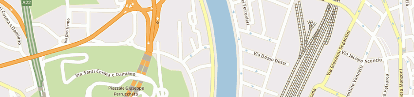 Mappa della impresa del prete pier paolo a TRENTO