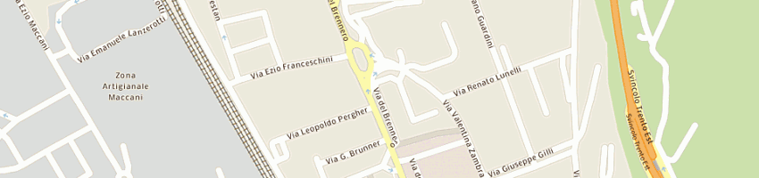 Mappa della impresa velo arredamenti snc a TRENTO
