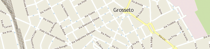 Mappa della impresa i ragazzi di via adamello sas di luciano bianchi e c a GROSSETO