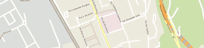 Mappa della impresa nicolussi p lanfranco e c sas a TRENTO