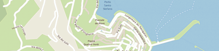 Mappa della impresa petrolifera argentario snc di rosi aristodemo e c a MONTE ARGENTARIO
