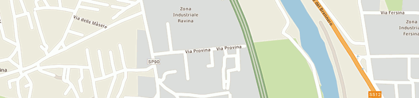 Mappa della impresa unifarm spa a TRENTO
