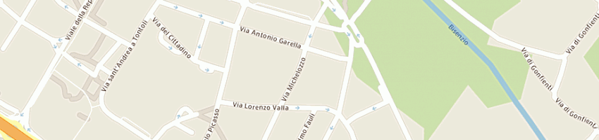 Mappa della impresa leporatti alberto a PRATO