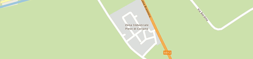 Mappa della impresa pieve color snc di longhi vicario e c a PIEVE DI CORIANO