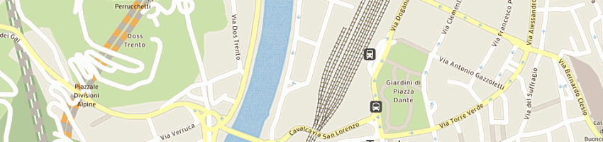 Mappa della impresa tridentum web solution di zazzini mirko a TRENTO