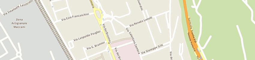 Mappa della impresa manfioletti giorgio a TRENTO