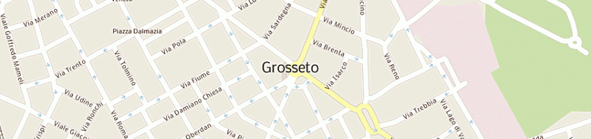 Mappa della impresa eurosnack sas di tamburelli andrea e c a GROSSETO