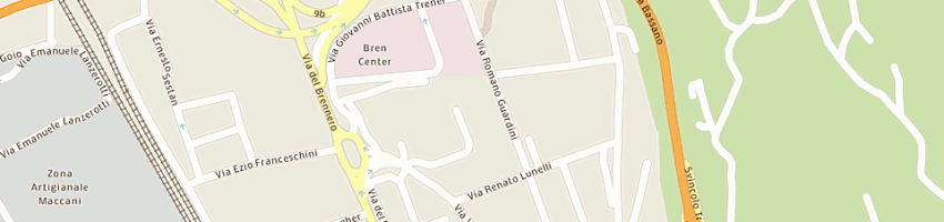 Mappa della impresa poli corrado a TRENTO