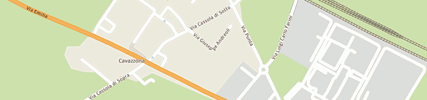 Mappa della impresa partito democratico della sinistra a CASTELFRANCO EMILIA