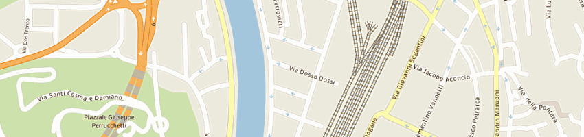Mappa della impresa corock srl a TRENTO