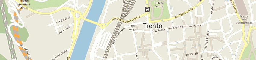 Mappa della impresa sixt - win rent spa a TRENTO
