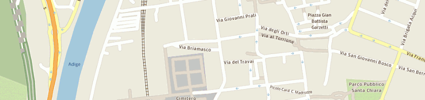 Mappa della impresa zamboni srl a TRENTO