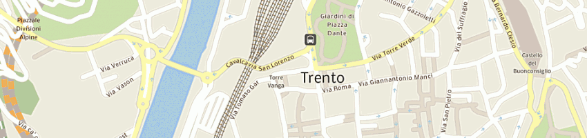 Mappa della impresa ostello della gioventu' di fait eleonora a TRENTO