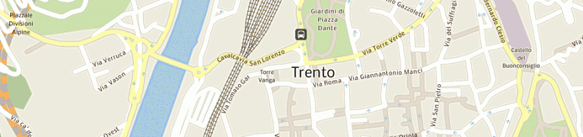 Mappa della impresa spazio casa trento snc a TRENTO