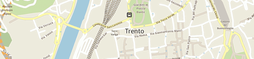 Mappa della impresa autoscuola torre vanga di filippi mariano a TRENTO