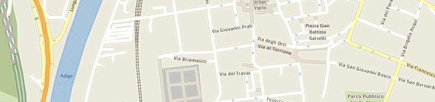 Mappa della impresa congregazione suore di carita' delle sante b capitanio e v gerosa a TRENTO
