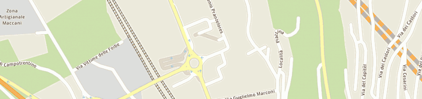 Mappa della impresa riello spa a TRENTO