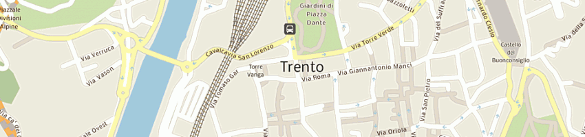 Mappa della impresa calzature faraguna a TRENTO