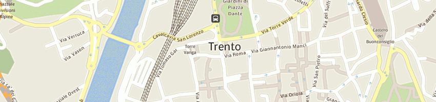 Mappa della impresa guanti assicurazioni di masinielli elena e c snc a TRENTO