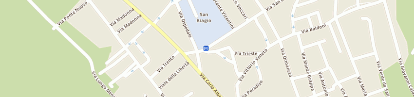 Mappa della impresa casa riposo asilo inabili s biagio a BOVOLONE