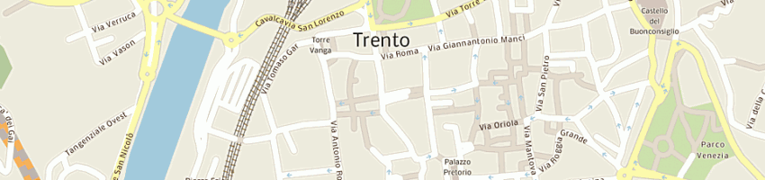 Mappa della impresa bar orchidea a TRENTO