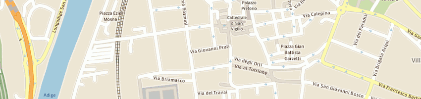 Mappa della impresa valcanover mario a TRENTO