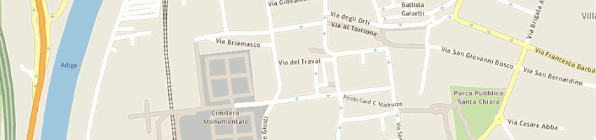 Mappa della impresa beber bruno a TRENTO