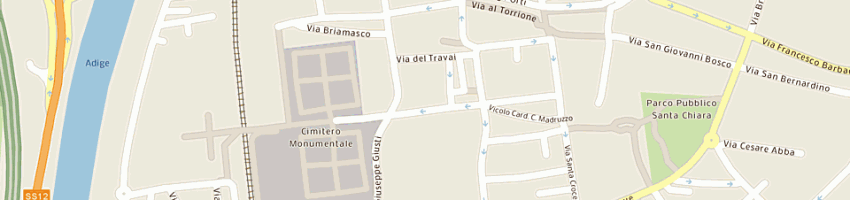 Mappa della impresa ministero di grazia e giustizia a TRENTO