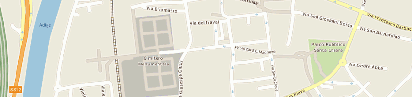 Mappa della impresa il chiosco dei fiori snc maurizio a TRENTO