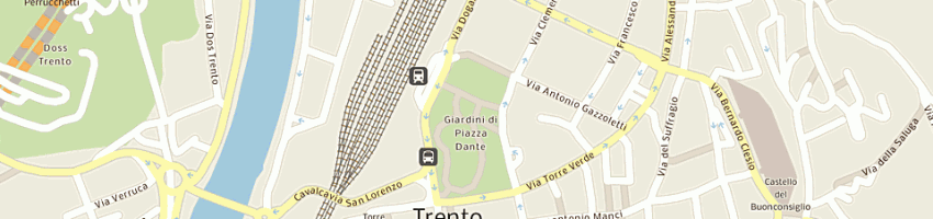 Mappa della impresa consiglio regionale della regione autonoma trentino-alto adige a TRENTO