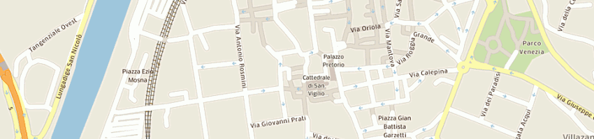 Mappa della impresa nadalini milena a TRENTO
