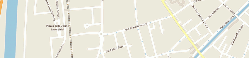 Mappa della impresa lavanderie riunite trentine a TRENTO
