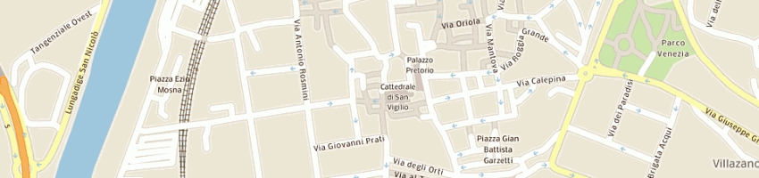 Mappa della impresa trattoria duomo a TRENTO