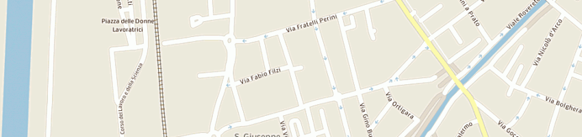 Mappa della impresa servizi organizzativi e di immagine citta' di trento a TRENTO