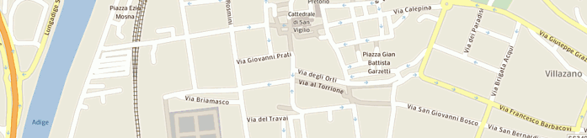 Mappa della impresa tipografia nichelatti a TRENTO