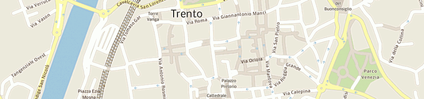 Mappa della impresa circolo culturale ricreativo dipendenti comune di trento a TRENTO