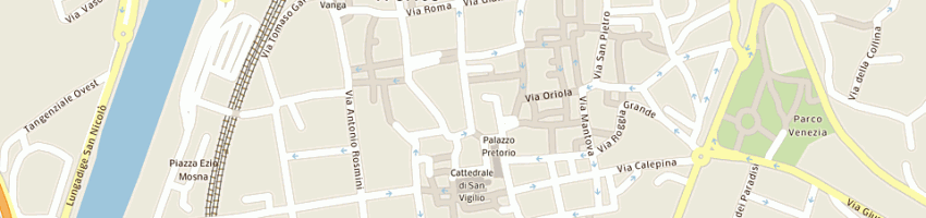Mappa della impresa minerva antichita' a TRENTO