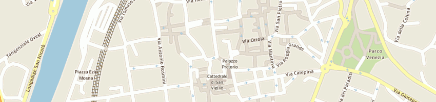 Mappa della impresa libreria cartoleria benigni a TRENTO