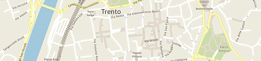 Mappa della impresa pizzeria chiste' a TRENTO