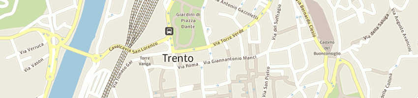Mappa della impresa ambrosioni maurizio a TRENTO