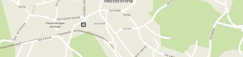 Mappa della impresa pedron riccardo a MEZZOCORONA