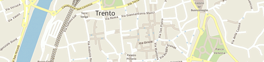 Mappa della impresa raggio srl a TRENTO