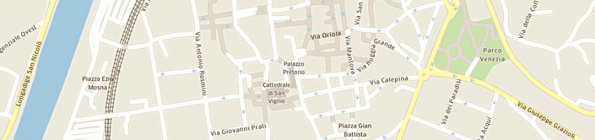 Mappa della impresa o kappa di tomasoni giorgia e c sas a TRENTO